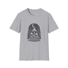 Load image into Gallery viewer, Mushrooms in Forest Night Sky Tee