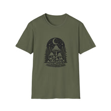 Load image into Gallery viewer, Mushrooms in Forest Night Sky Tee