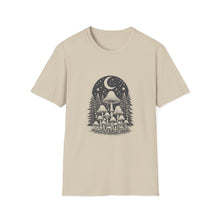 Load image into Gallery viewer, Mushrooms in Forest Night Sky Tee