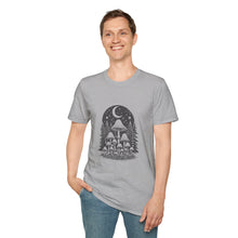 Load image into Gallery viewer, Mushrooms in Forest Night Sky Tee