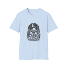 Load image into Gallery viewer, Mushrooms in Forest Night Sky Tee